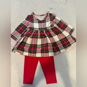 Hanna Andersson Baby Super Soft Skater Dress & Leggings Set